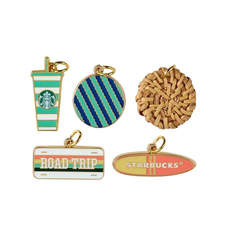 Mặt Starbucks Summer Party Night Glass Charm Set - Kallos Vietnam