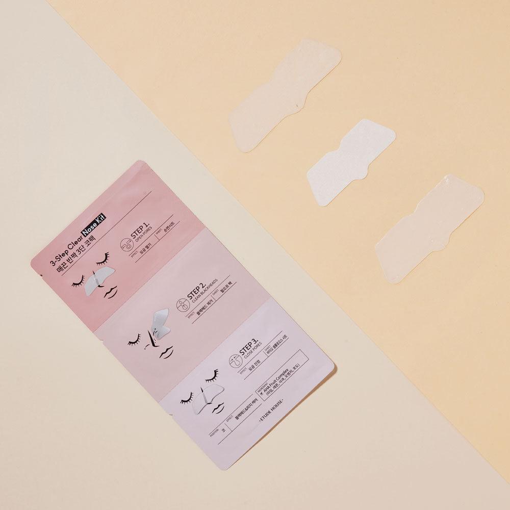 Miếng Lột Mụn Mũi Etude House 3 Step Clear Nose Kit - Kallos Vietnam