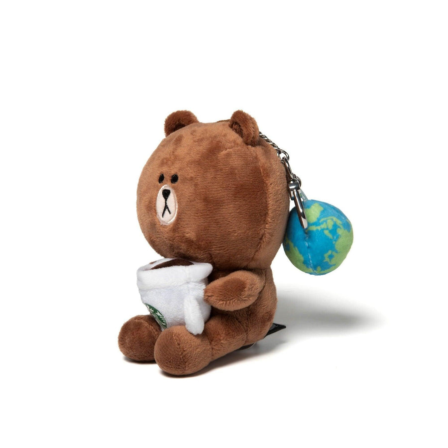 Móc Khoá Starbucks Line Friends Brown Earth Day Keychain - Kallos Vietnam