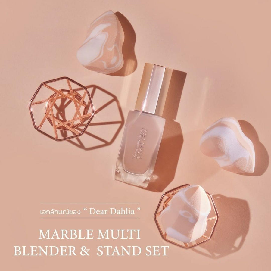 Mút Tán Phấn Dear Dahlia Marble Multi Blender Stand Set - Kallos Vietnam