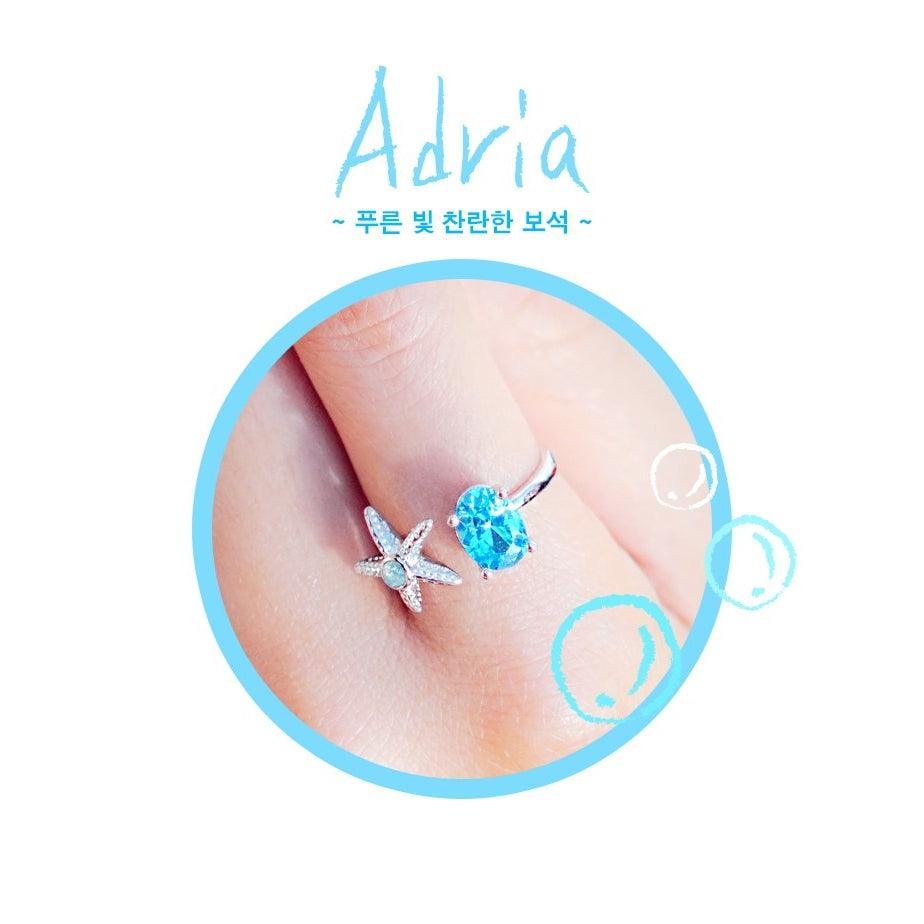 Nhẫn Wing Bling Blue Crystal Adria Ring - Kallos Vietnam