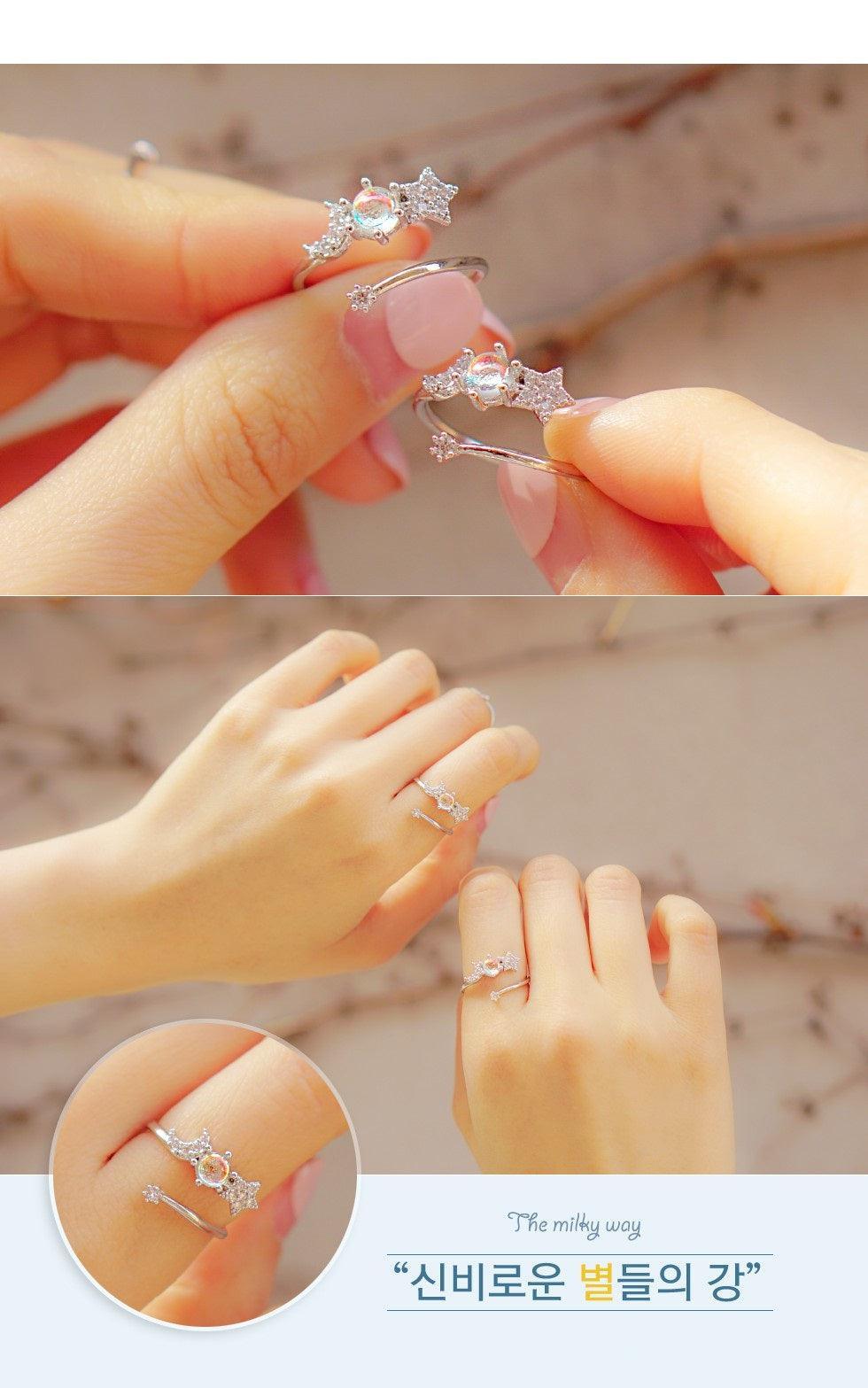 Nhẫn Wing Bling Milky Way Ring - Kallos Vietnam
