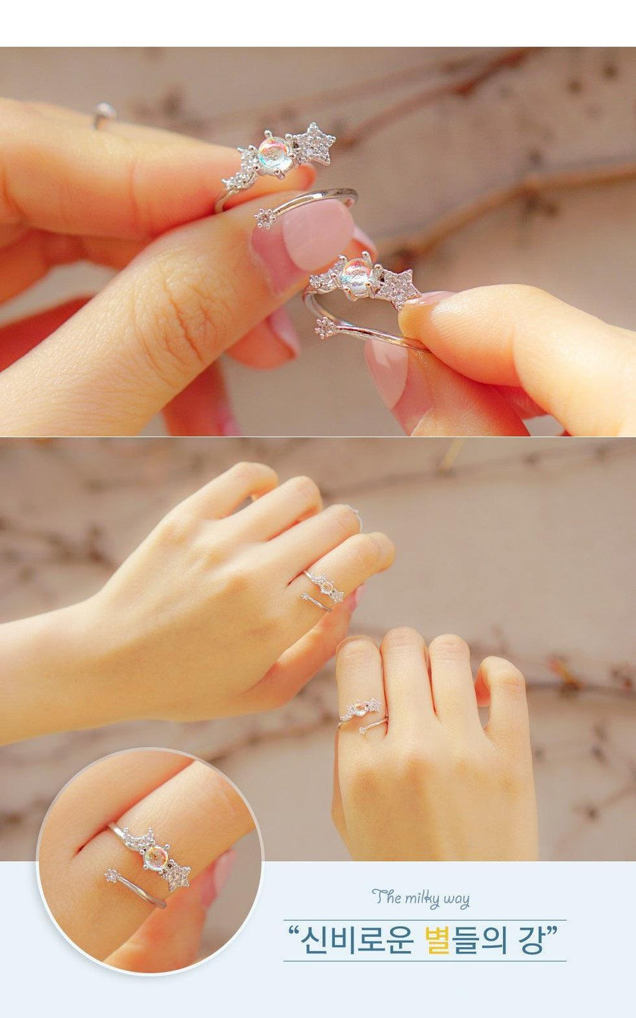 Nhẫn Wing Bling Milky Way Ring - Kallos Vietnam