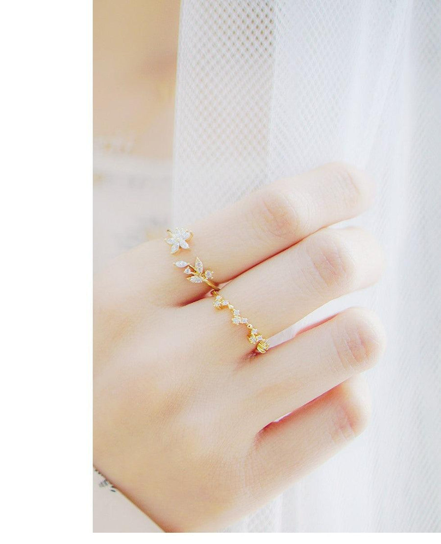 Nhẫn Wing Bling Olivia Flower Ring - Kallos Vietnam