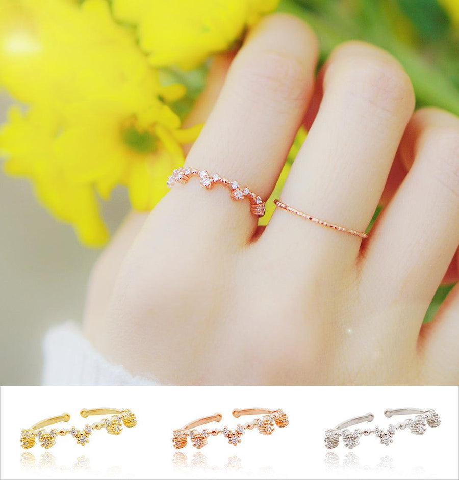 Nhẫn Wing Bling Olivia Flower Ring - Kallos Vietnam