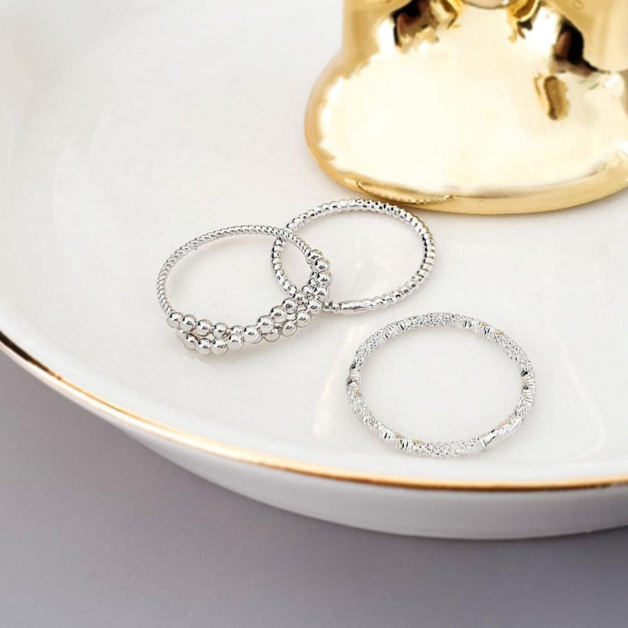 Nhẫn Wing Bling Shine Twist Rings Set - Kallos Vietnam