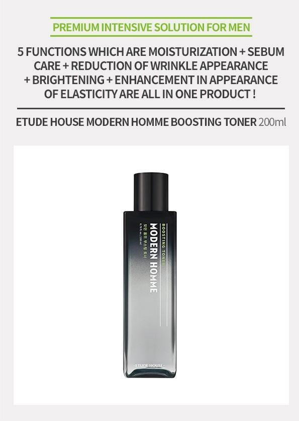 Nước Hoa Hồng Etude House Modern Homme Boosting Toner - Kallos Vietnam