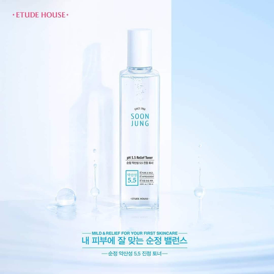 Nước Hoa Hồng Etude House Soon Jung 5.5 Relief Toner - Kallos Vietnam