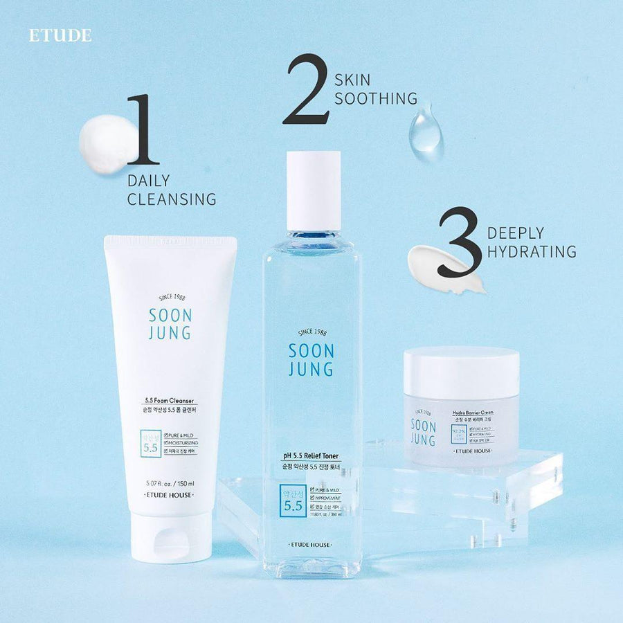 Nước Hoa Hồng Etude House Soon Jung 5.5 Relief Toner - Kallos Vietnam