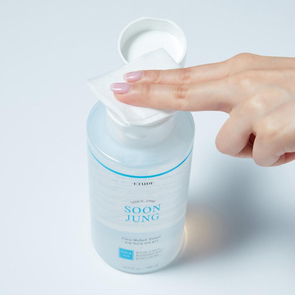 Nước Hoa Hồng Etude House Soon Jung Cica Relief Toner - Kallos Vietnam