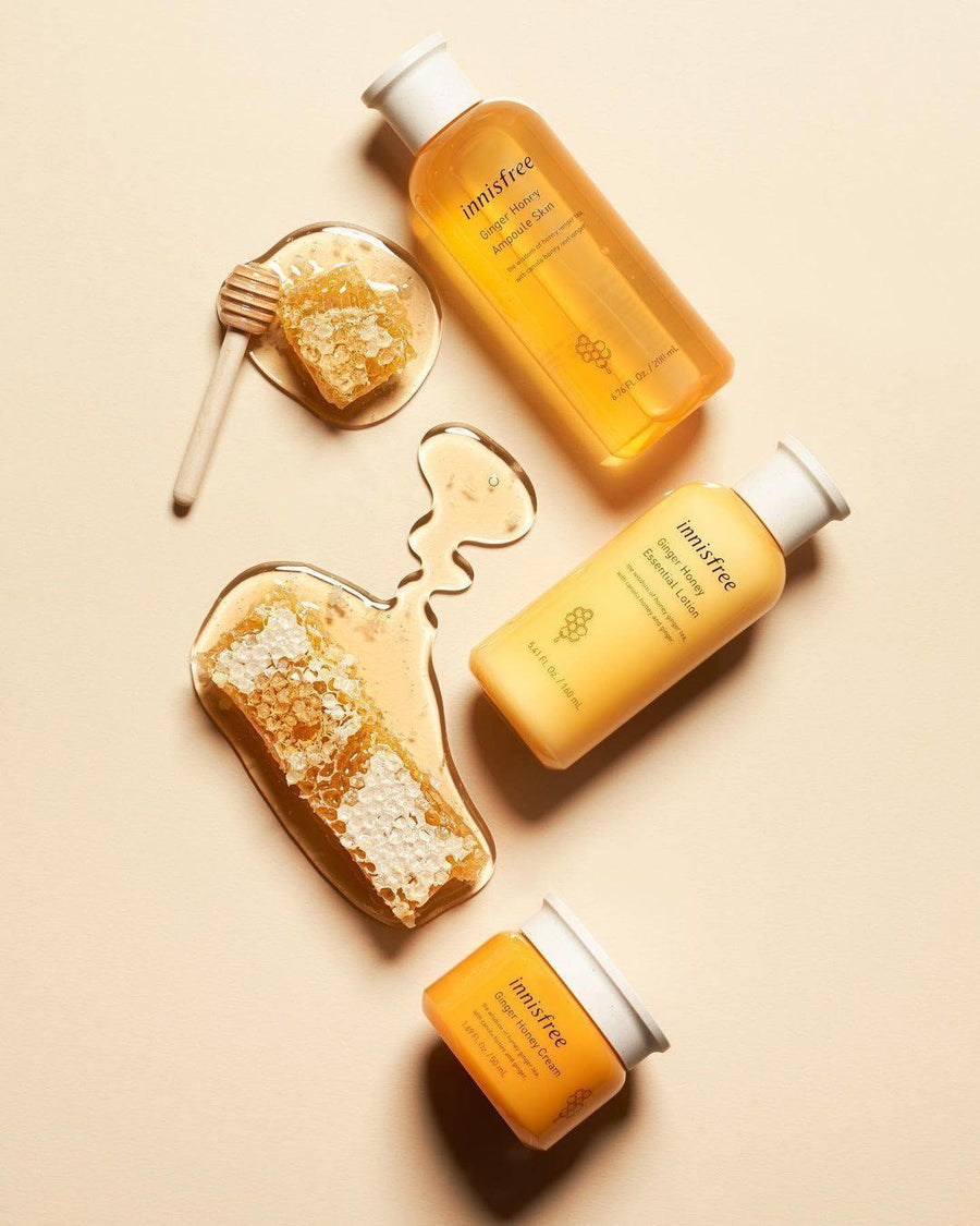 Nước Hoa Hồng Innisfree Ginger Honey Ampoule Skin - Kallos Vietnam