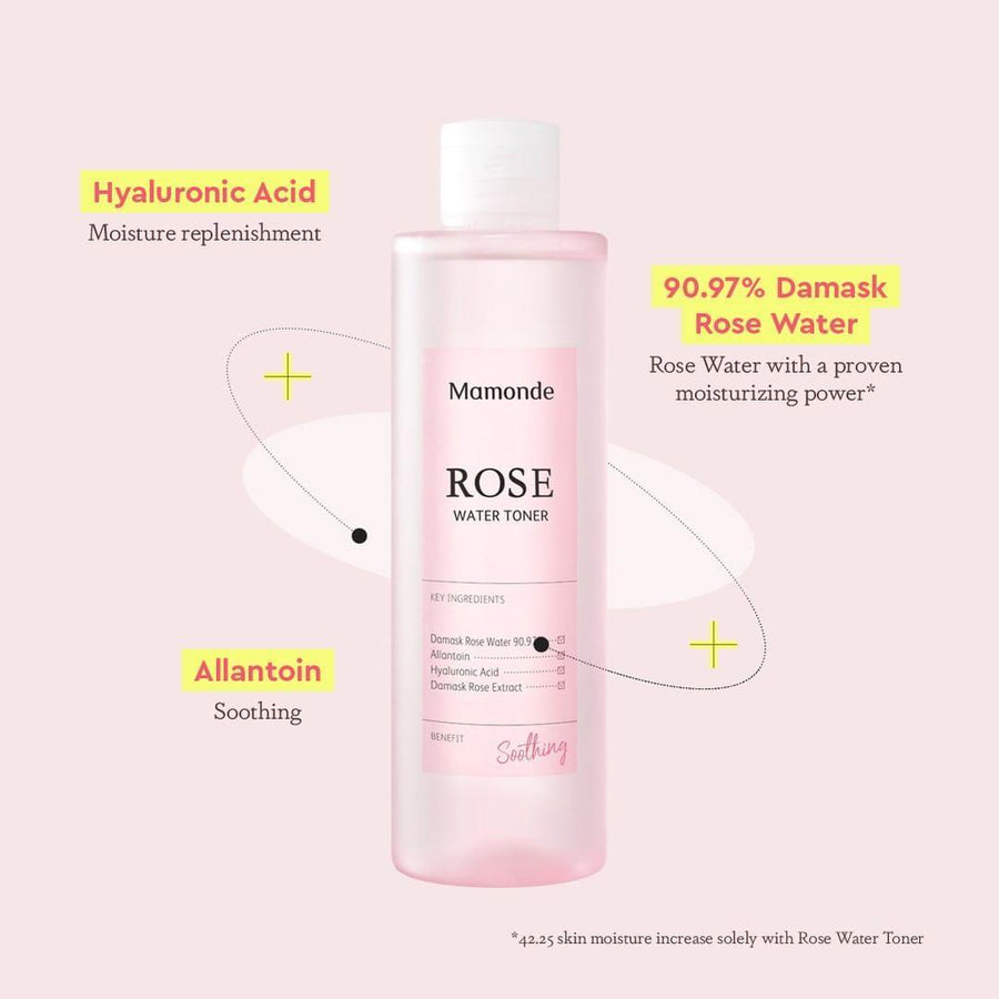 Nước Hoa Hồng Mamonde Rose Water Toner - Kallos Vietnam