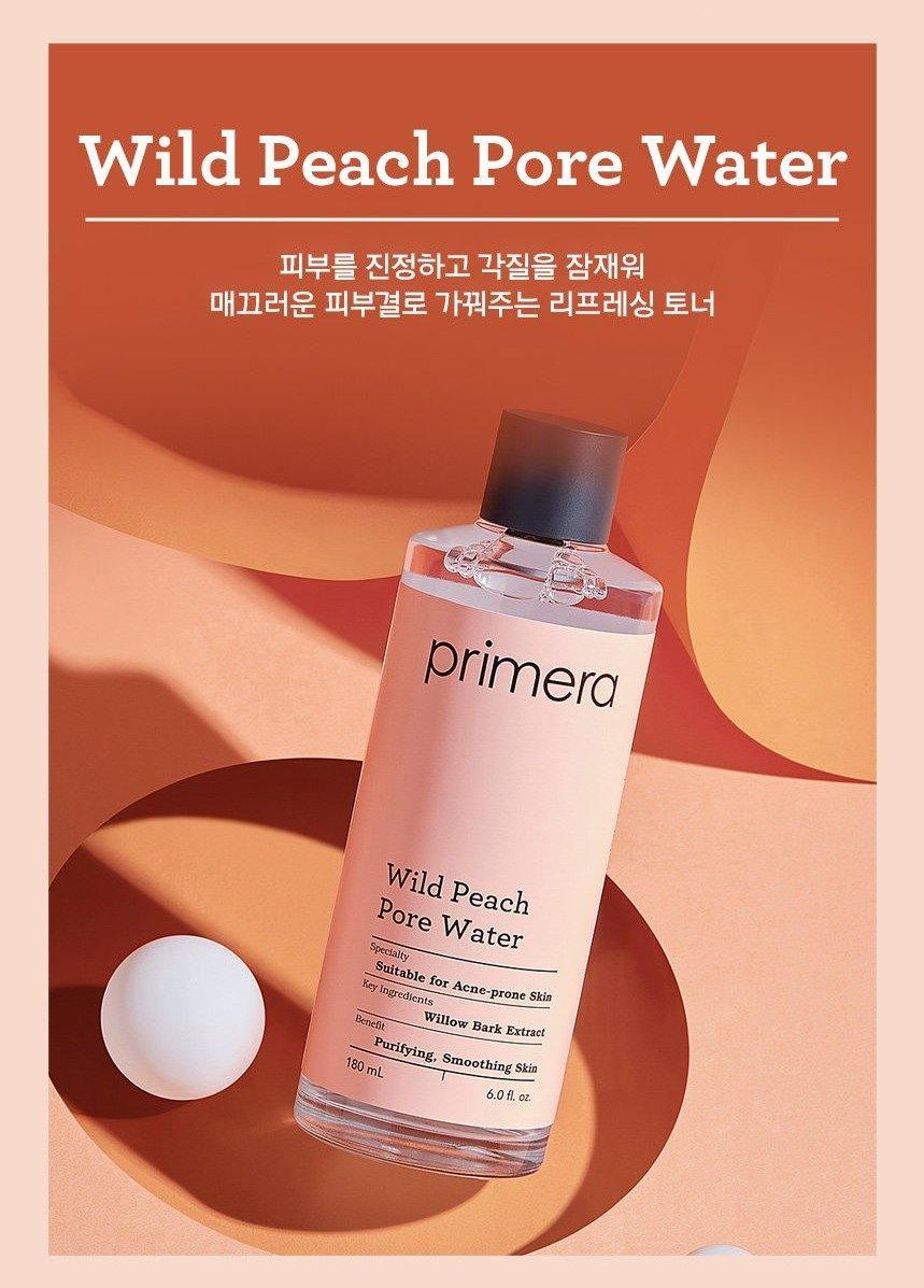 Nước Hoa Hồng Primera Wild Peach Pore Water - Kallos Vietnam