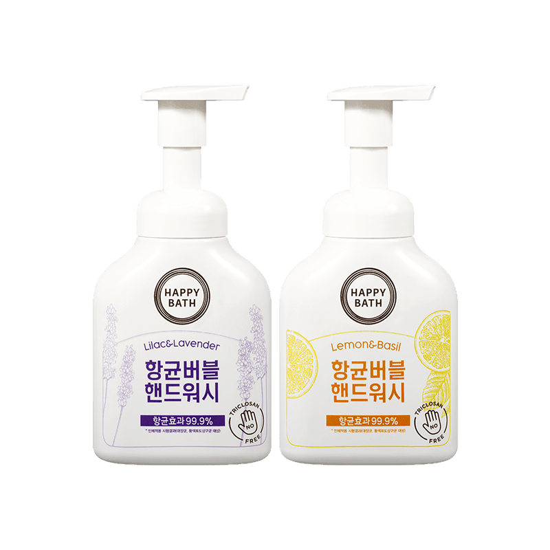 Nước Rửa Tay Happy Bath Antibacteria Bubble Handwash - Kallos Vietnam