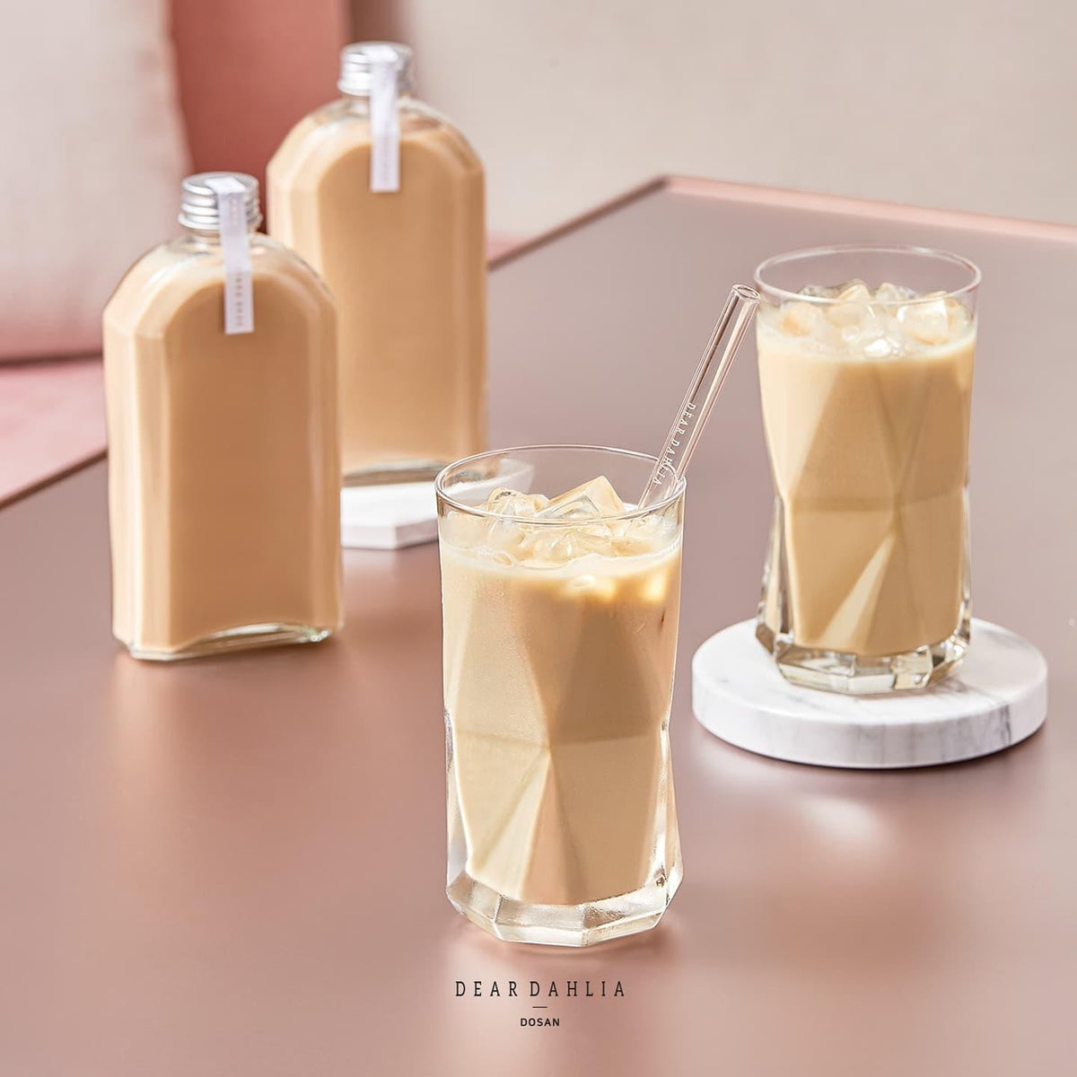 Ống Hút DEAR DAHLIA Glass Straw Duo - Kallos Vietnam