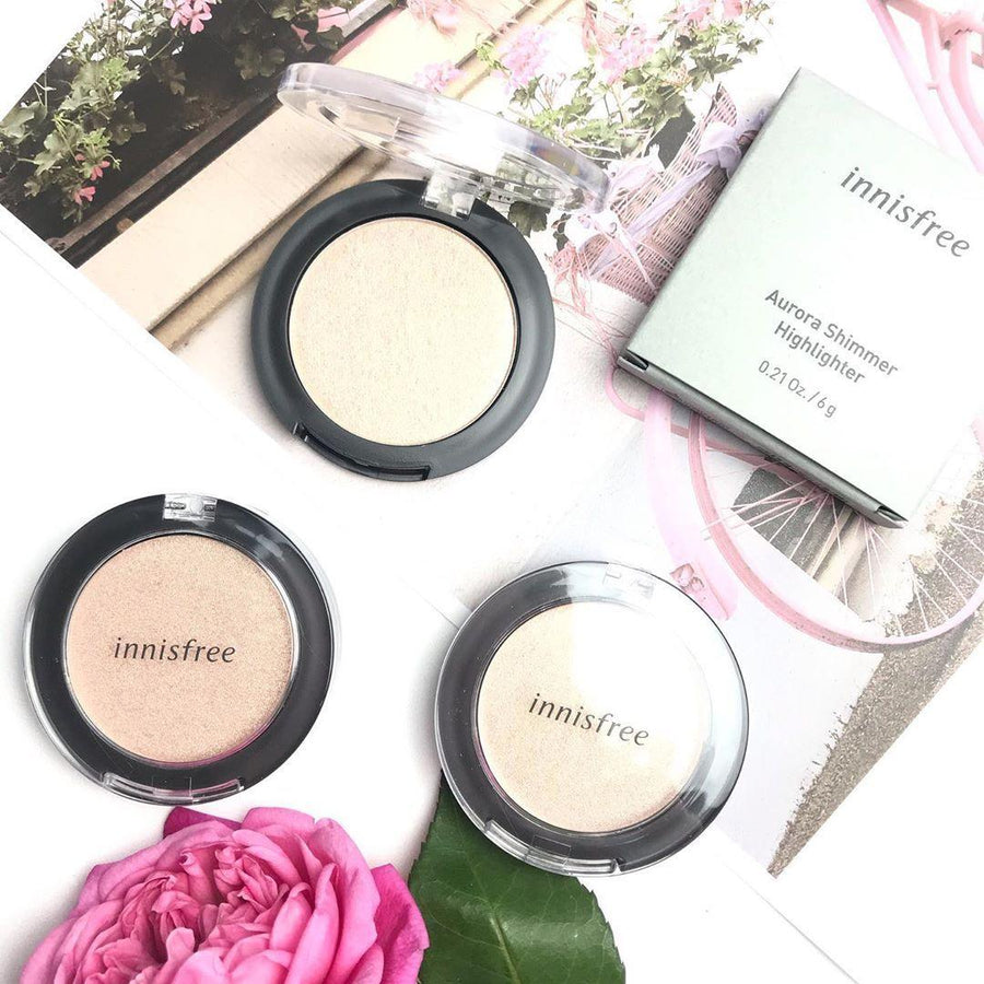 Phấn Bắt Sáng Innisfree Aurora Shimmer Highlighter - Kallos Vietnam