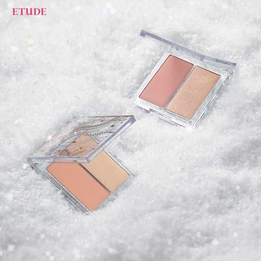 Phấn Má Hồng Etude House Glittery Snow Face Palette - Kallos Vietnam