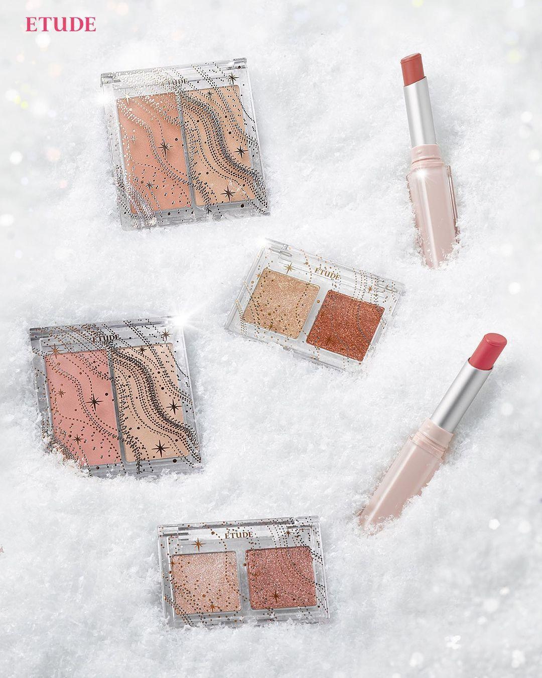 Phấn Má Hồng Etude House Glittery Snow Face Palette - Kallos Vietnam