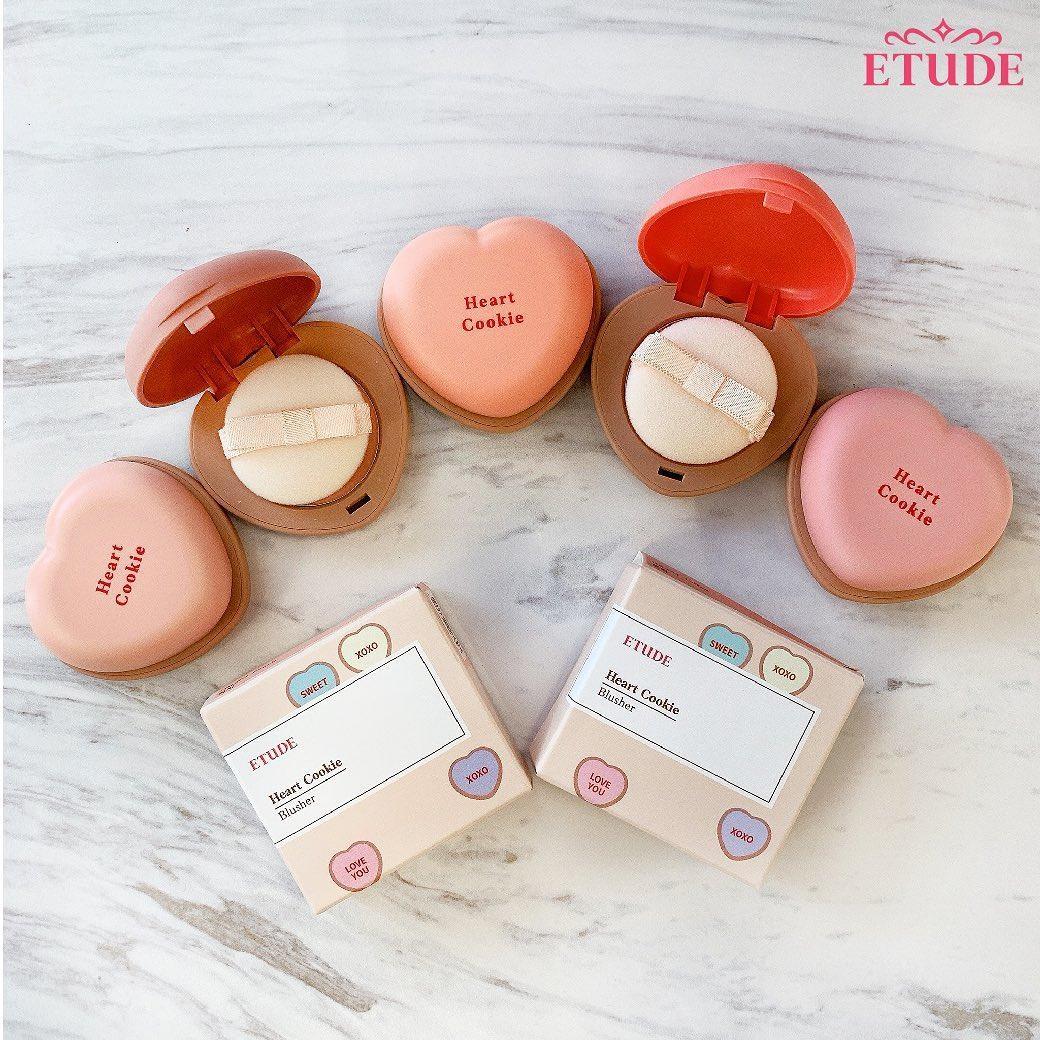 Phấn Má Hồng Etude House Heart Cookie Blusher - Kallos Vietnam