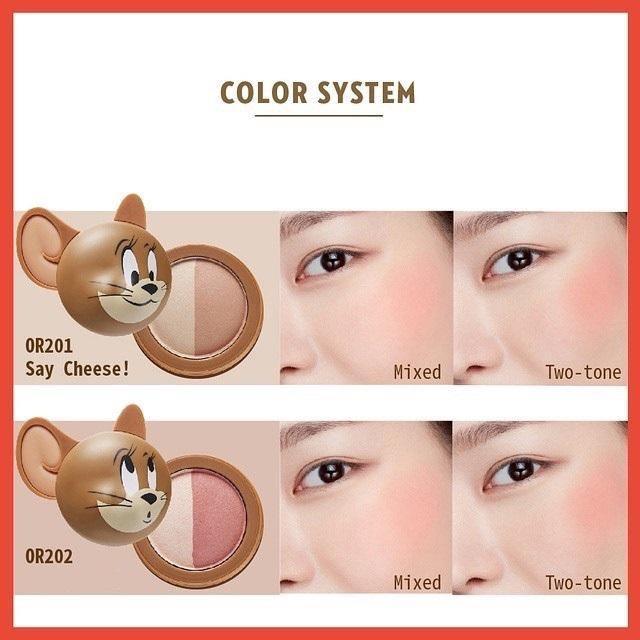 Phấn Má Hồng Etude House Tom Jerry Two Tone Cheek Dome - Kallos Vietnam