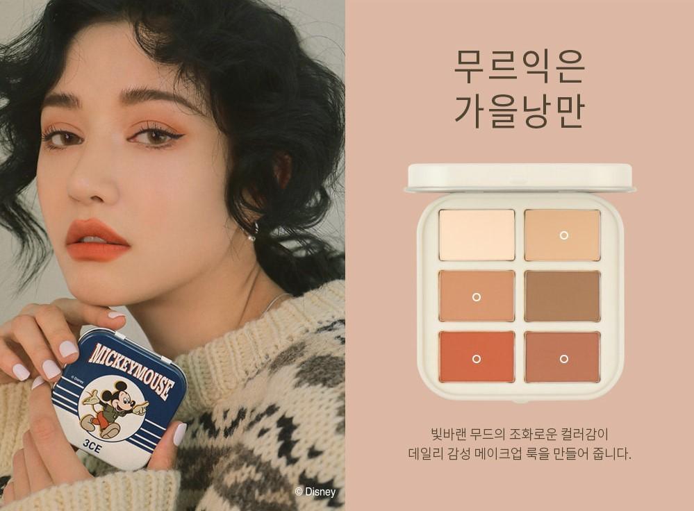 Phấn Mắt 3CE Disney Mickey Mouse Matte Eye Color Palette - Kallos Vietnam