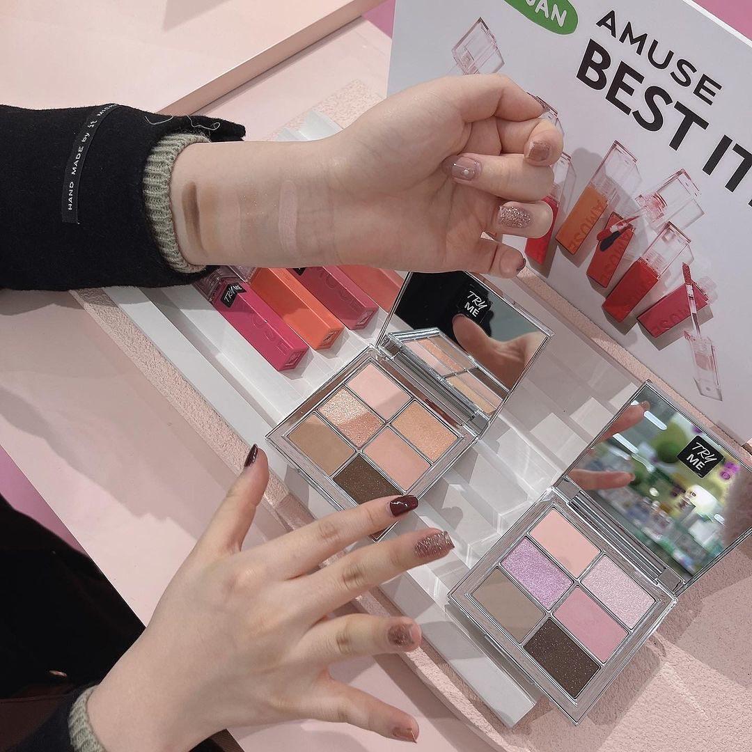 Phấn Mắt Amuse Eye Vegan Sheer Palette - Kallos Vietnam