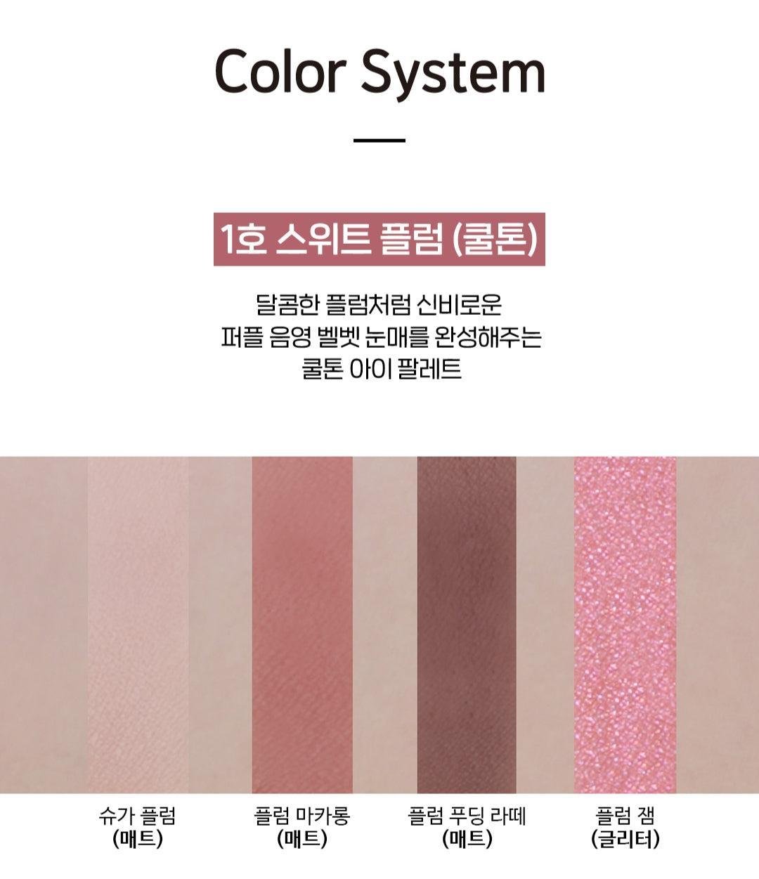 Phấn Mắt Color Tailor Velvet Color Eye Palette - Kallos Vietnam