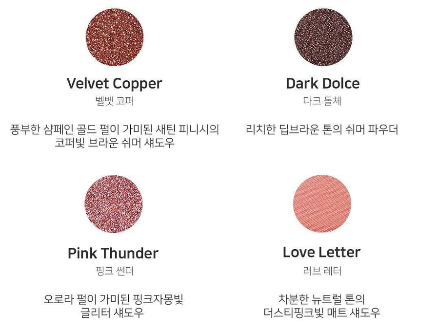 Phấn Mắt Dear Dahlia Timeless Bloom Collection Pallete - Kallos Vietnam