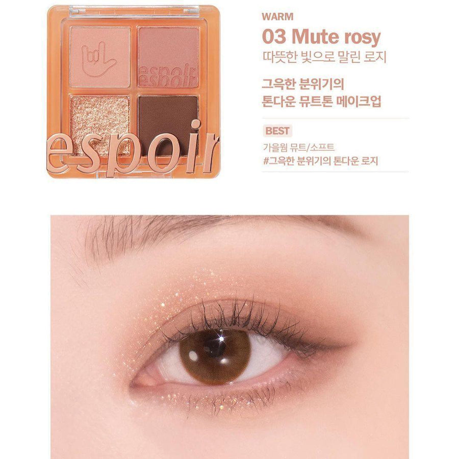 Phấn Mắt Espoir Real Eye Handy Palette - Kallos Vietnam