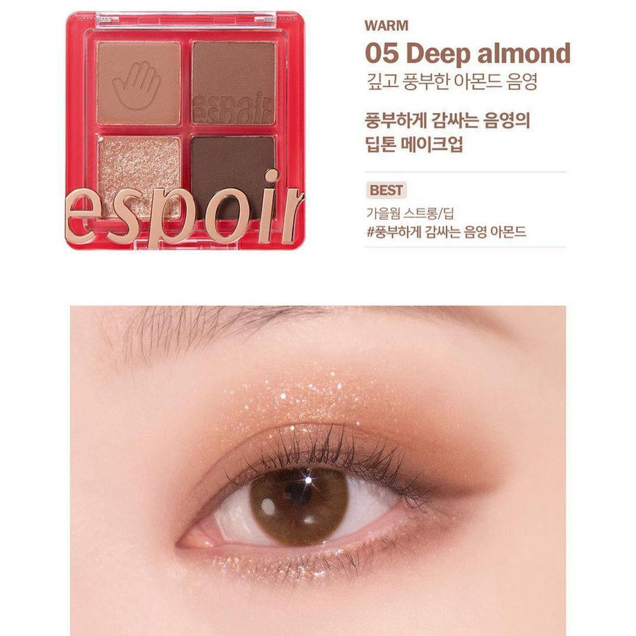 Phấn Mắt Espoir Real Eye Handy Palette - Kallos Vietnam