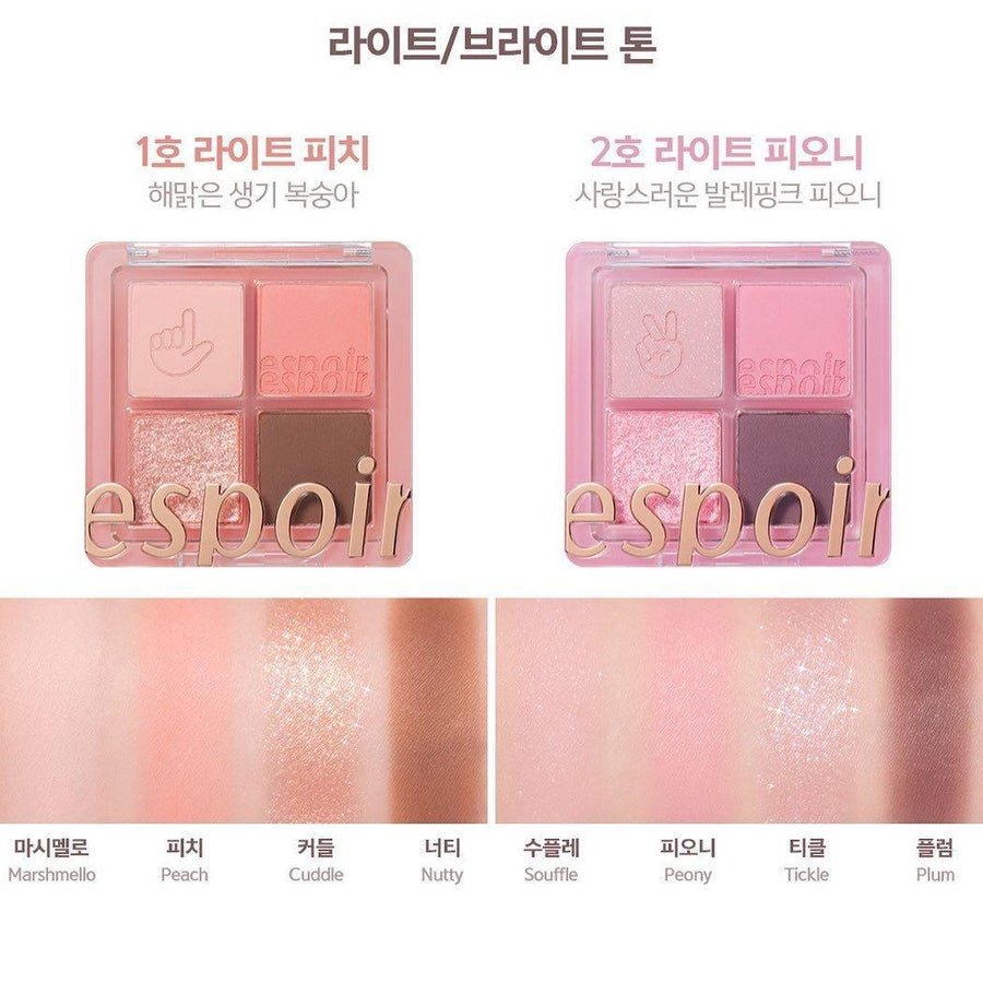 Phấn Mắt Espoir Real Eye Handy Palette - Kallos Vietnam