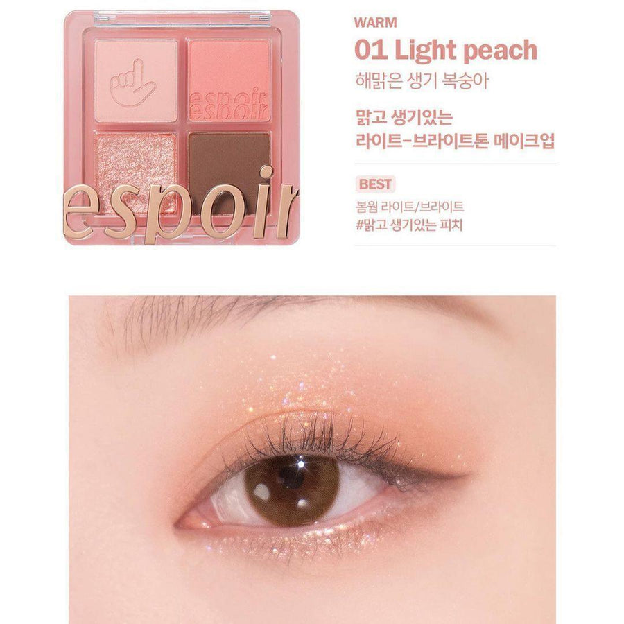 Phấn Mắt Espoir Real Eye Handy Palette - Kallos Vietnam