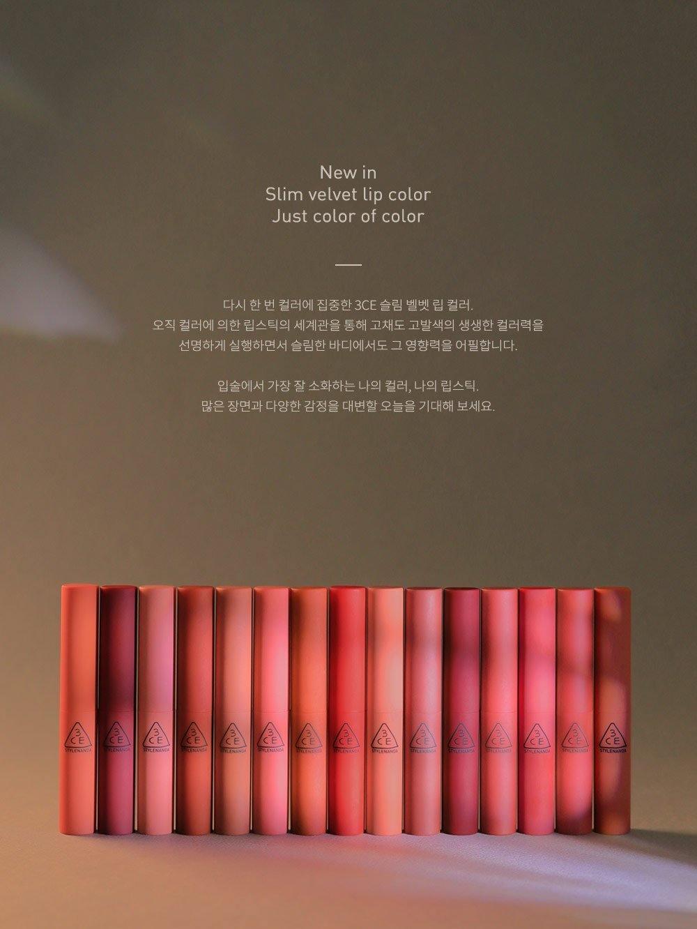 Son 3CE Slim Velvet Lip Color - Kallos Vietnam