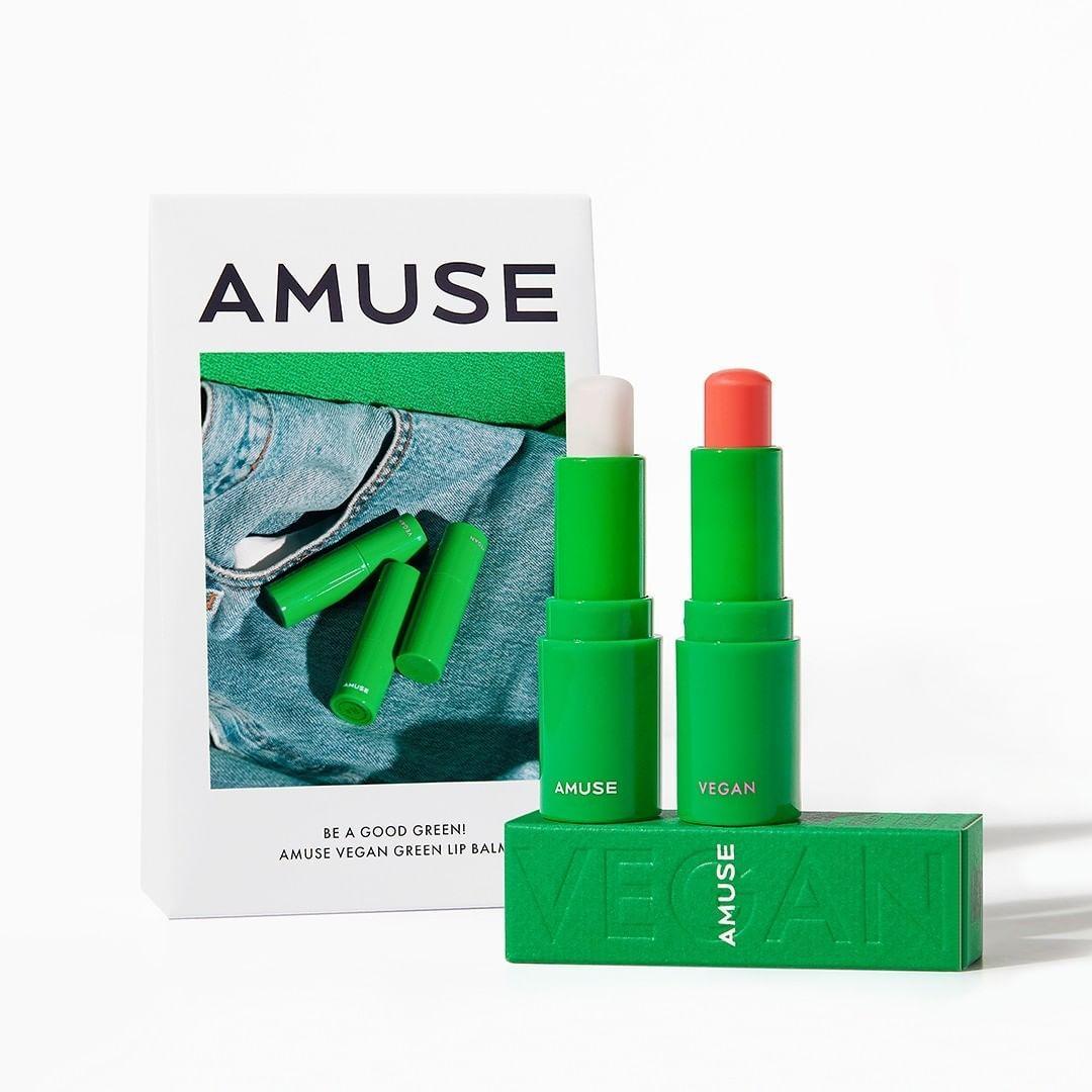 Son Dưỡng Amuse Vegan Green Lip Balm - Kallos Vietnam