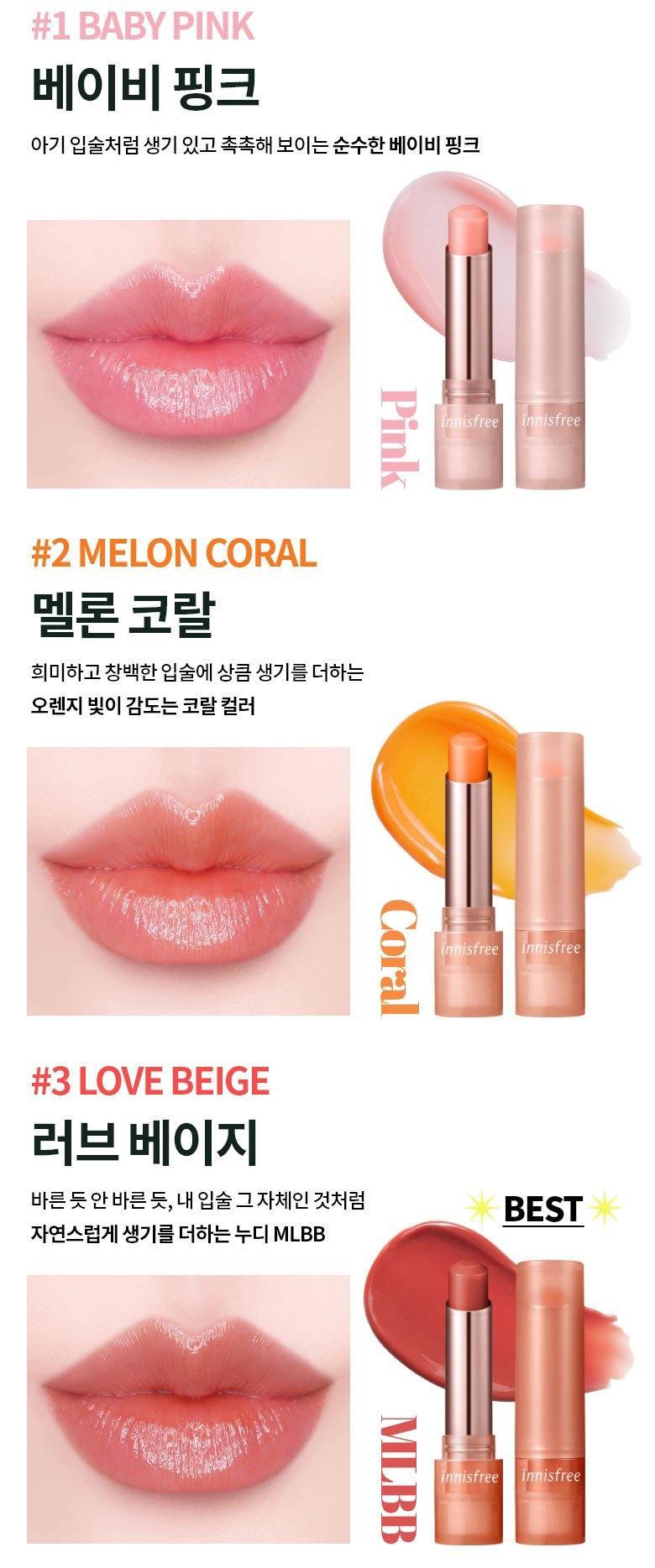 Son Dưỡng Innisfree Dewy Tint Lip Balm - Kallos Vietnam