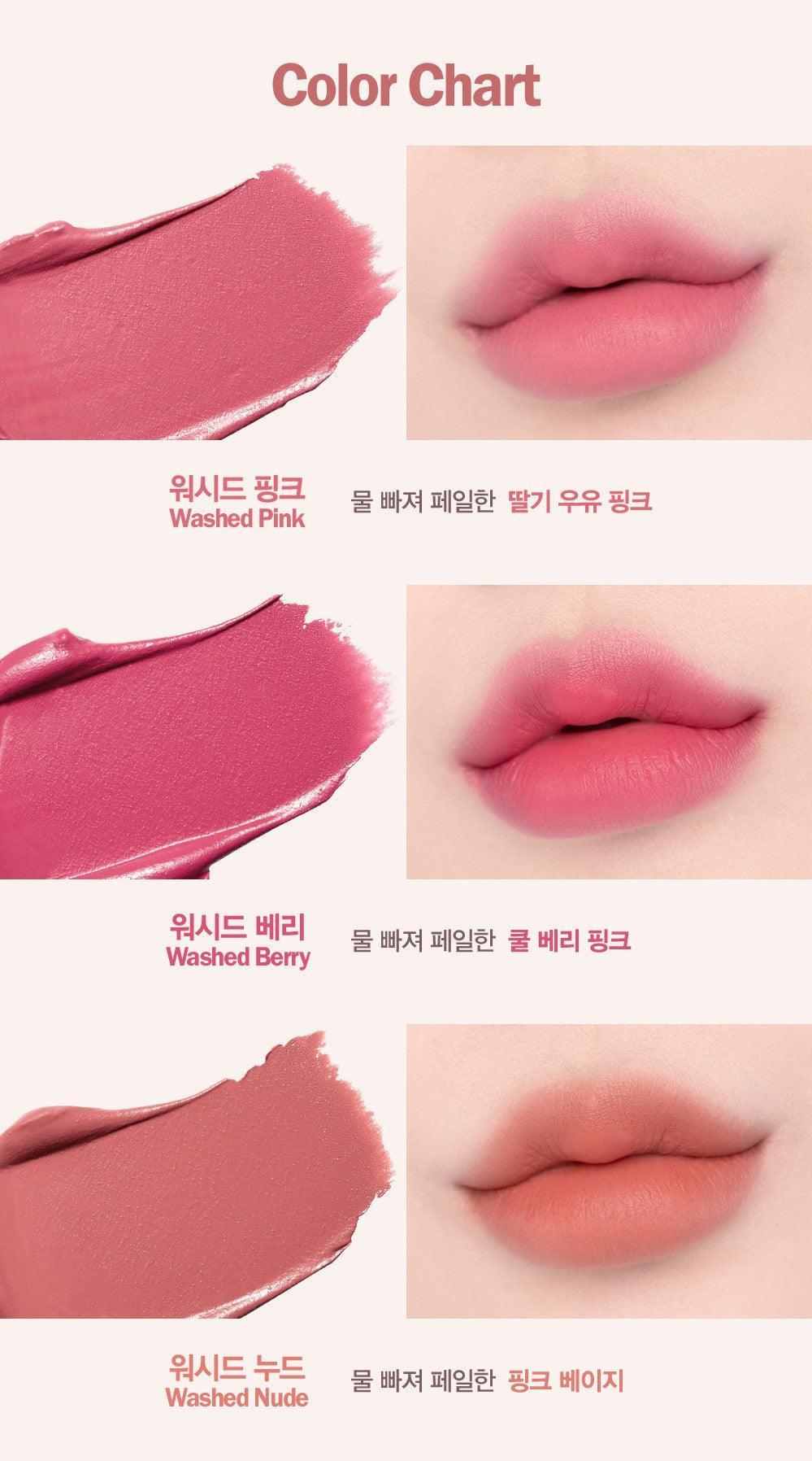 Son Espoir Lipstick Nowear Velvet First Capsule Collection Washed Pink - Kallos Vietnam