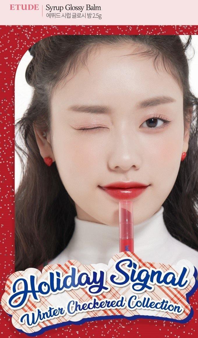 Son Etude House Syrup Glossy Balm Winter Checkered Collection - Kallos Vietnam