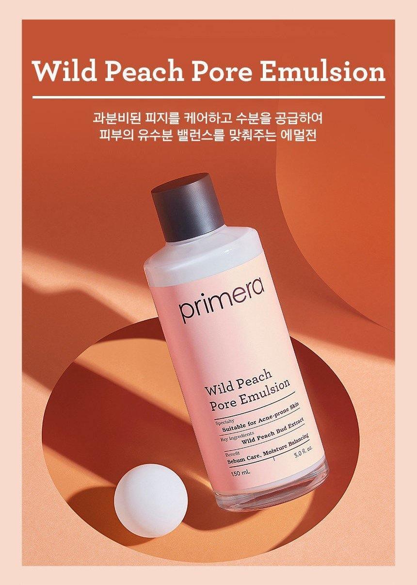 Sữa Dưỡng Primera Wild Peach Pore Emulsion - Kallos Vietnam