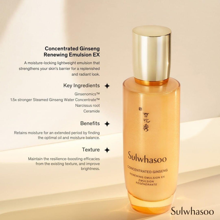 Sữa Dưỡng Sulwhasoo Concentrated Ginseng Renewing Emulsion EX - Kallos Vietnam