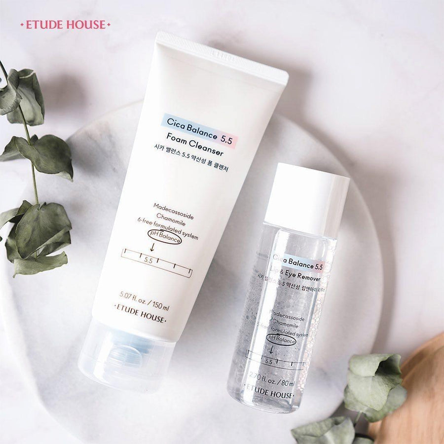 Sữa Rửa Mặt Etude House Cica Balance 5.5 Foam Cleanser - Kallos Vietnam