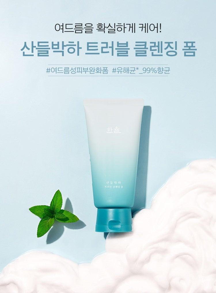 Sữa Rửa Mặt Hanyul Mentha Trouble Cleansing Foam - Kallos Vietnam