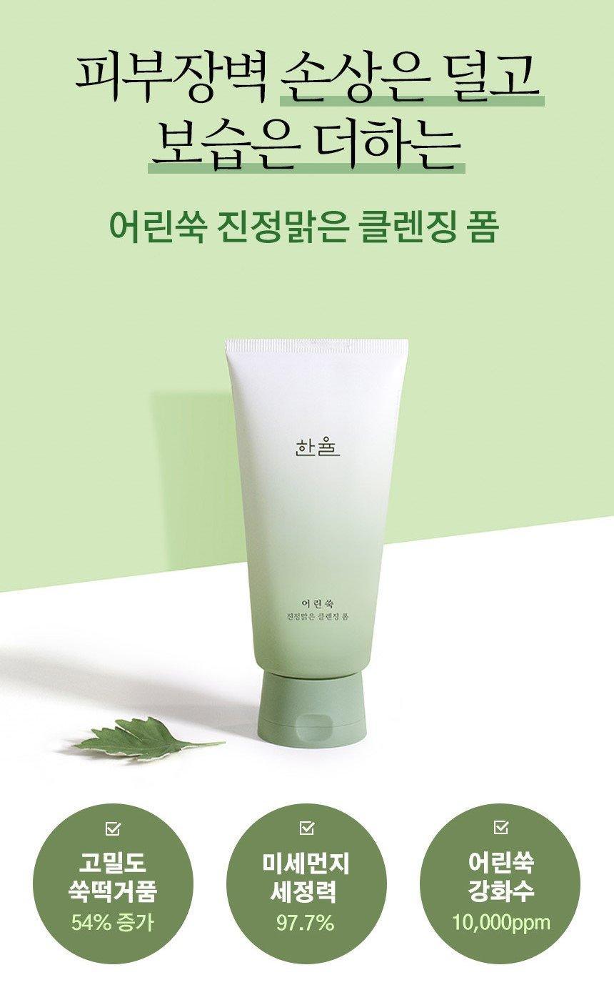 Sữa Rửa Mặt Hanyul Pure Artemisia Calming Foam Cleanser - Kallos Vietnam