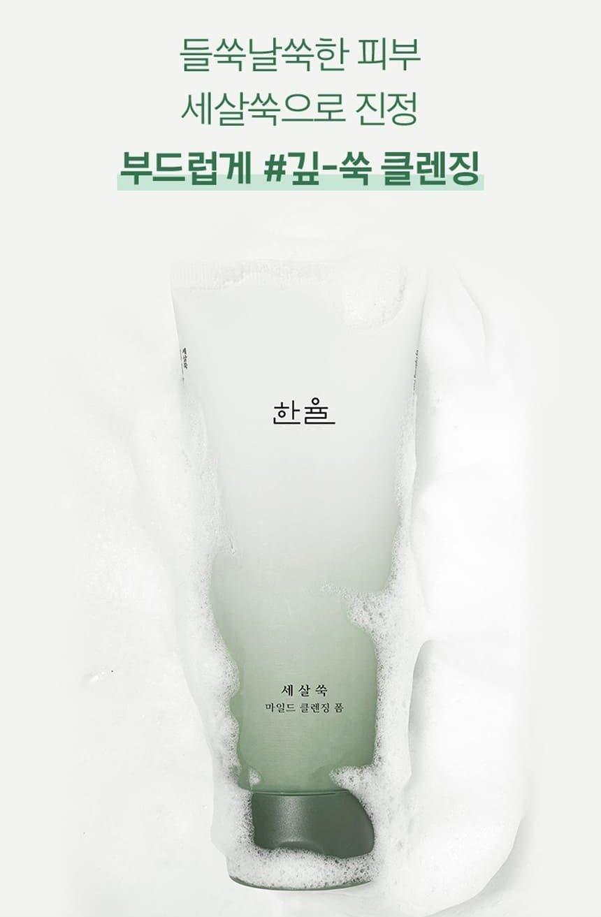 Sữa Rửa Mặt Hanyul Pure Artemisia Mild Cleansing Foam - Kallos Vietnam