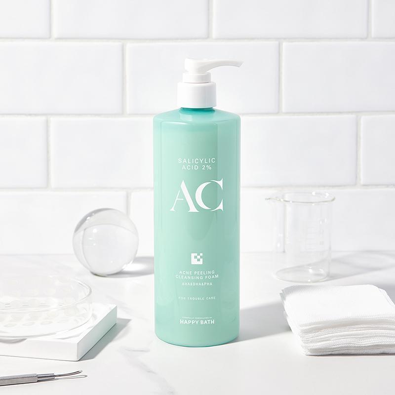 Sữa Rửa Mặt Happy Bath Salicylic Acid 2% Acne Peeling Cleansing Foam - Kallos Vietnam