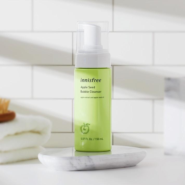 Sữa Rửa Mặt Innisfree Apple Seed Bubble Cleanser - Kallos Vietnam