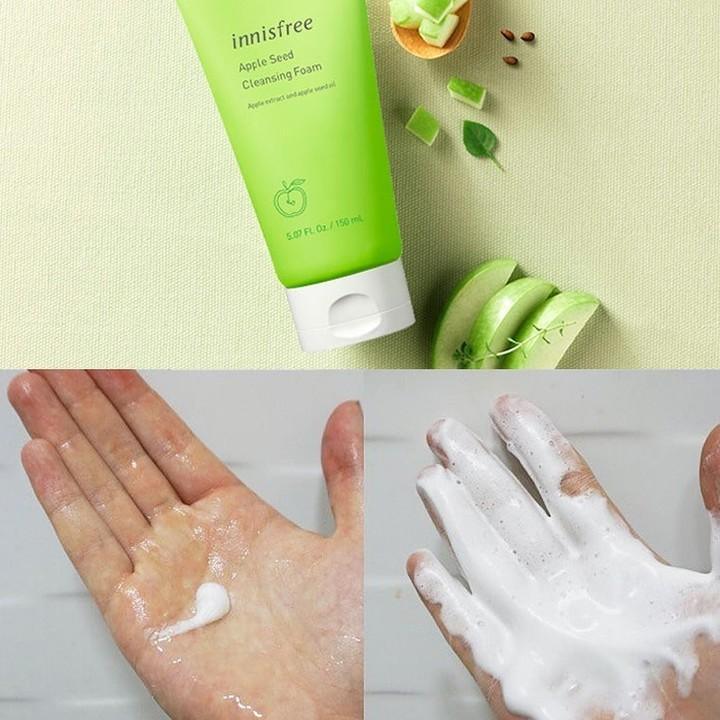 Sữa Rửa Mặt Innisfree Apple Seed Cleansing Foam - Kallos Vietnam