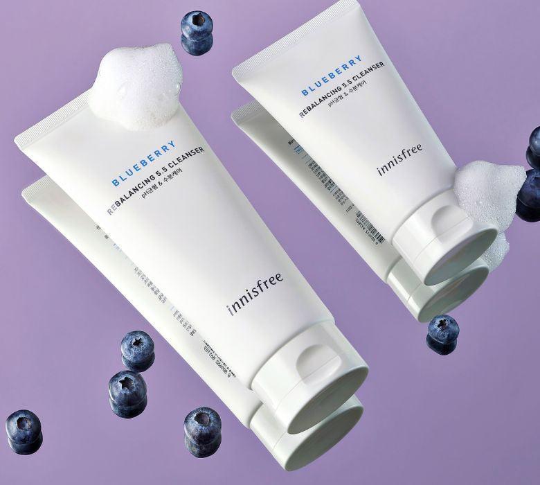 Sữa Rửa Mặt Innisfree Blueberry Rebalancing 5.5 Cleanser - Kallos Vietnam