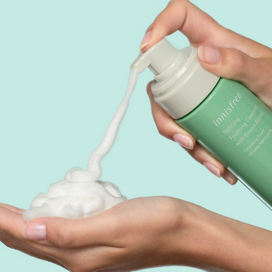 Sữa Rửa Mặt Innisfree Green Barley Bubble Cleanser - Kallos Vietnam