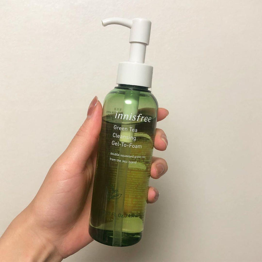 Sữa Rửa Mặt Innisfree Green Tea Cleansing Gel To Foam - Kallos Vietnam