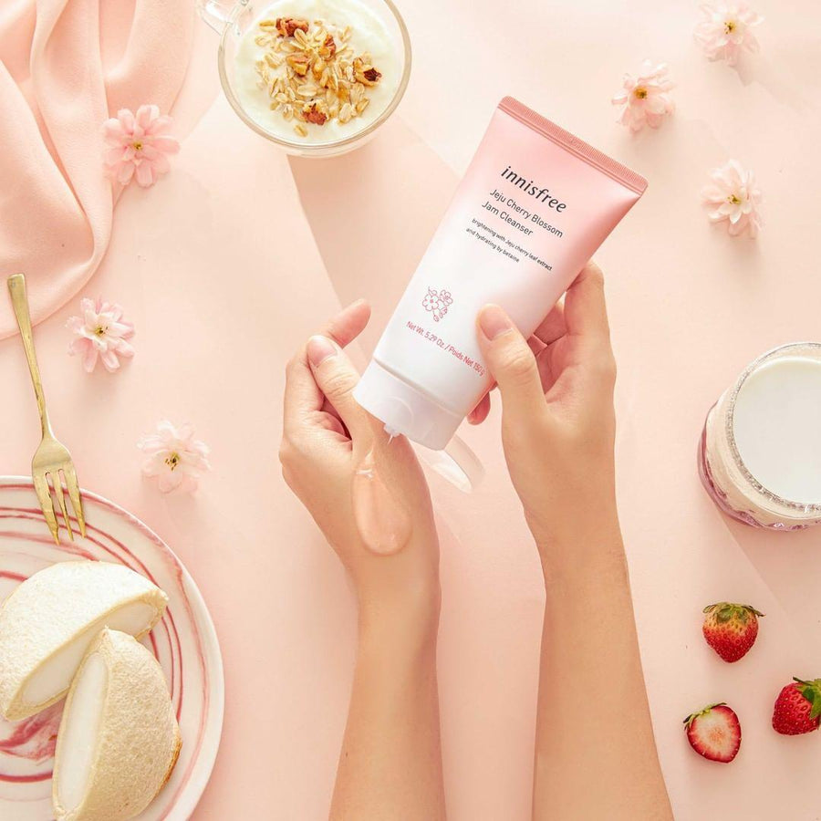 Sữa Rửa Mặt Innisfree Jeju Cherry Blossom Jam Cleanser - Kallos Vietnam